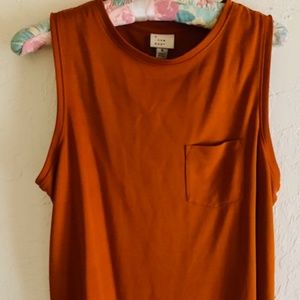 Rust red orange shirt - a new day - never worn